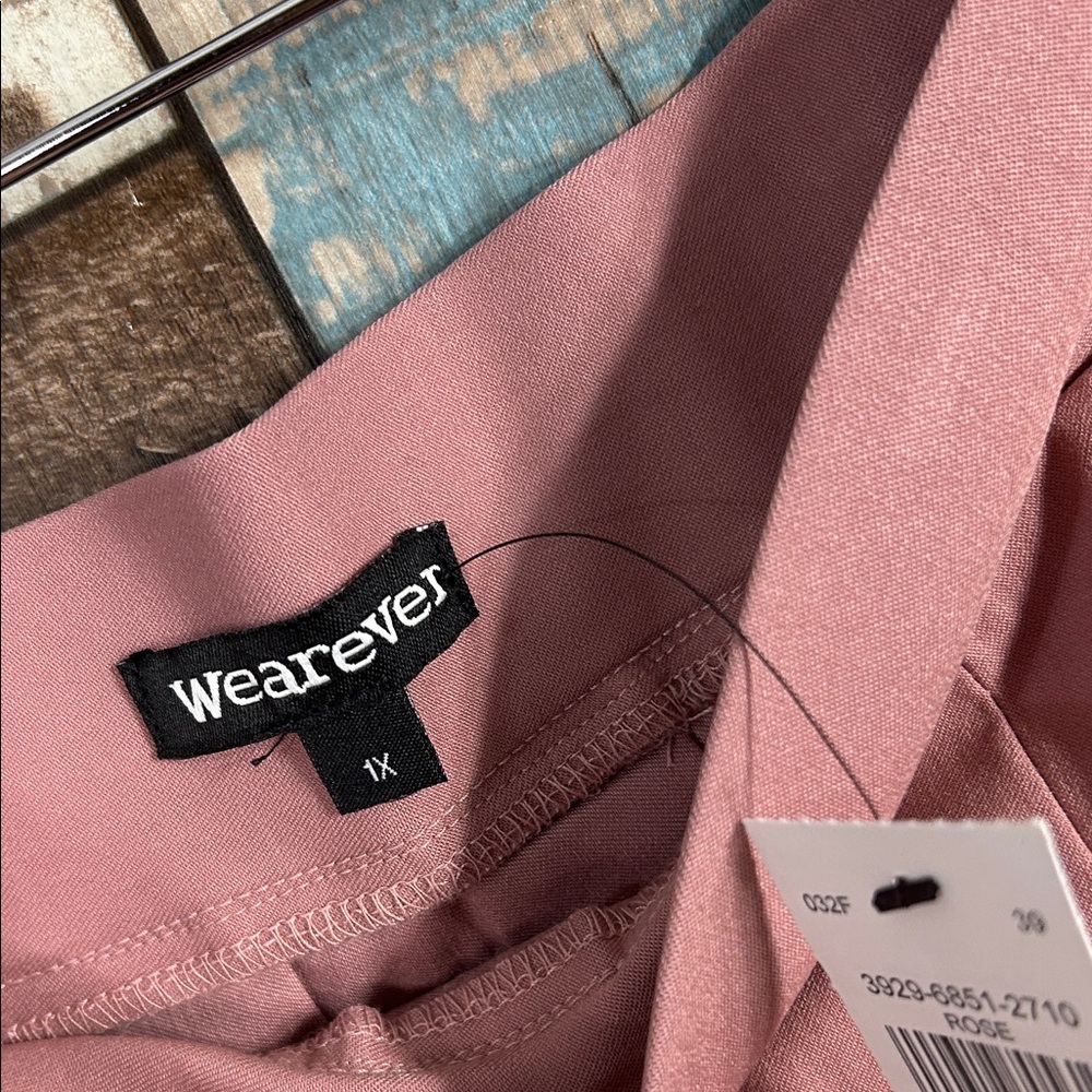 Wearever 1X Pink A-Line Women's Skirt - Picture 2 of 12